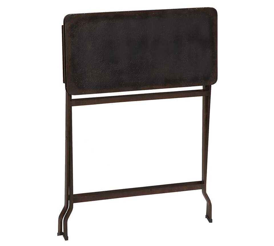 Carter 23" Metal Folding Tray Table